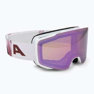 Lyžařské brýle Alpina Taos Q-Lite white/rose matt/rose
