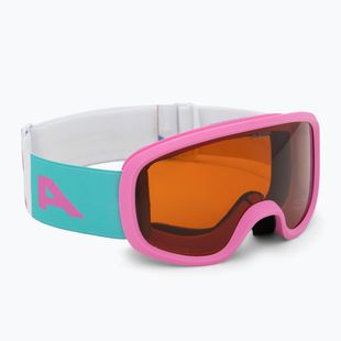 Dětské lyžařské brýle Alpina Piney 2.0 rose matt/orange