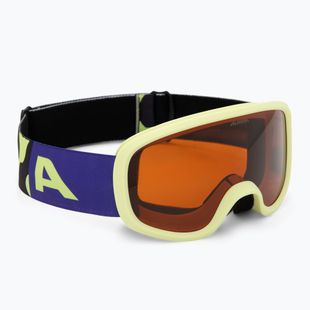 Dětské lyžařské brýle Alpina Piney 2.0 sunny/lime matt/orange