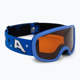Dětské lyžařské brýle Alpina Piney 2.0 blue matt/orange