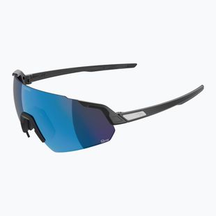 Sluneční brýle Alpina Turbo Air Q-Lite black matt/blue mirror/pink
