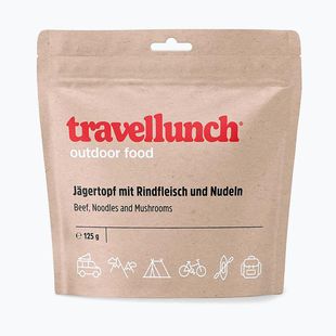 Lyofilizované potraviny  Travellunch Hovězí maso s nudlemi a houbami 125 g