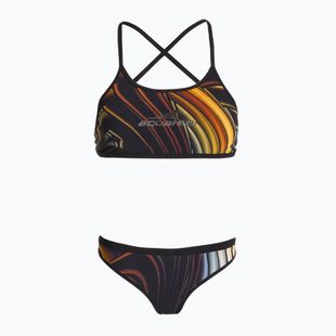 Dámské dvoudílné plavky aquaFeel Bikini Mini-Crossback golden steel