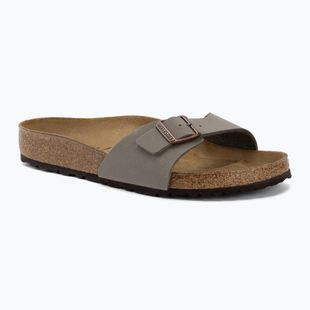 Dámské pantofle BIRKENSTOCK Madrid Birkibuc Regular stone