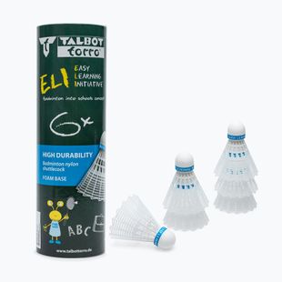 Badmintonové šipky Talbot-Torro Eli 6 szt. white