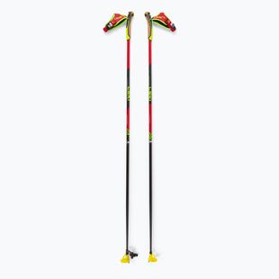 Běžkařské hole LEKI PRC 750 bright red/neon yellow/black