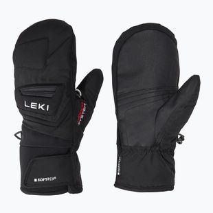 Dětské lyžařské rukavice LEKI Griffin 3D Junior Mitt black