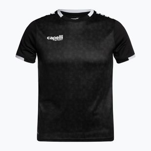 Capelli Cs III Block Youth fotbalové tričko černá/bílá