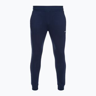Pánské fotbalové kalhoty Capelli Basics Adult Tapered French Terry navy/white