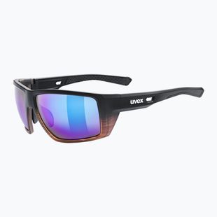 Sluneční brýle  UVEX Mtn Venture CV black demi matt/mirror blue