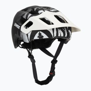 Dětská cyklistická helma UVEX React Jr white/black matt