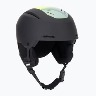 Lyžařská helma UVEX Resolution black/electrum grad matt