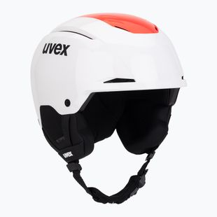 Lyžařská helma UVEX Resolution SL white/electric red