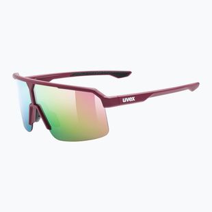 Sluneční brýle UVEX Ramp burgundy matt/mirror rose