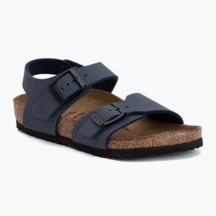 Dětské sandály BIRKENSTOCK New York Birkibuc Narrow navy