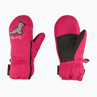 Dětské lyžařské rukavice ZIENER LE Zoo Minis pop pink