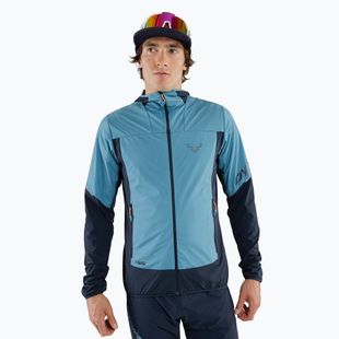 Pánská softshellová bunda DYNAFIT Traverse Alpha Hoodedstorm blue