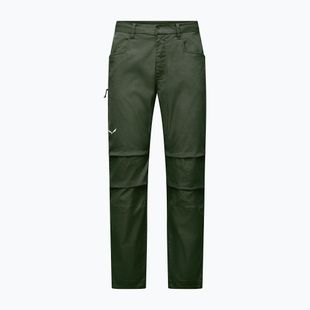 Trekové kalhoty Salewa Agner Hemp Ripstop dark olive