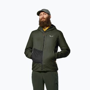 Pánská hybridní bunda Salewa Pedroc Tirol Wool Air Hybrid dark olive