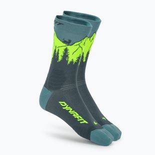 Ponožky DYNAFIT Traverse Crew cinder ultra yellow/5a30