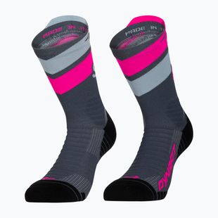 Ponožky DYNAFIT Ultra Crew cinder pink glo/6070
