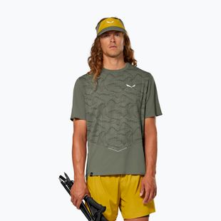 Pánské tričko Salewa Pedroc Tech Dry faded green
