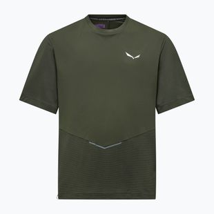 Pánské tričko Salewa Pedroc Dry Hyb dark olive