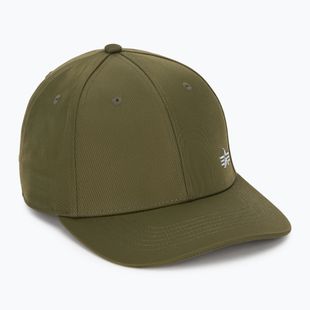Pánská kšiltovka Alpha Industries Metal Label dark olive