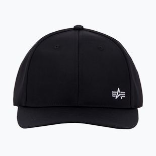 Kšiltovka Alpha Industries Metal Label rep black/metalsilver