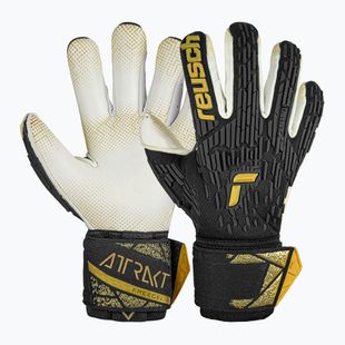 Brankářské rukavice  Reusch Attrakt Freegel Gold X GluePrint Finger Support black/gold