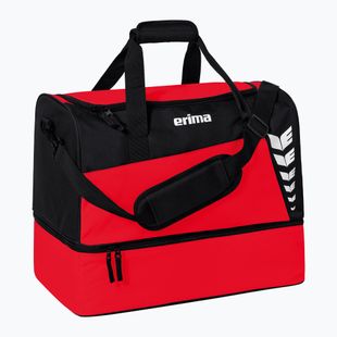 Tréninková taška ERIMA Six Wings Sports Bag With Bottom Compartment 35 l red/black