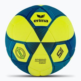 Fotbalový míč ERIMA Hybrid Indoor yellow/new royal blue velikost 5