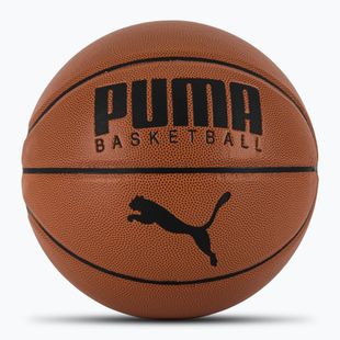Basketbalový míč PUMA Basketball Top leather brown/puma black velikost 7