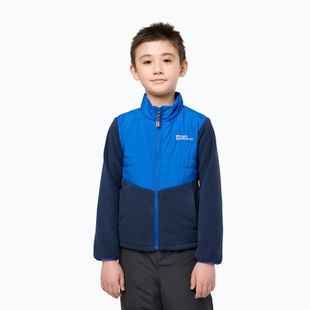 Dětská hybridní bunda Jack Wolfskin Haldor Hybrid crisp cobalt