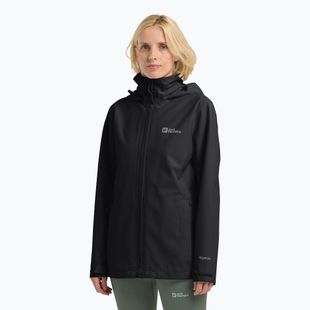 Dámská bunda do deště Jack Wolfskin Trailtime 2L black
