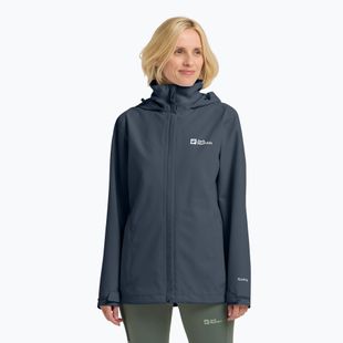 Dámská bunda do deště Jack Wolfskin Trailtime 2L midnight sky