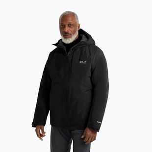 Pánská péřová bunda Jack Wolfskin Icecape 2L Down Ins Rds black