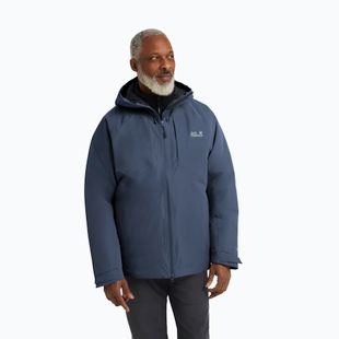Pánská péřová bunda Jack Wolfskin Icecape 2L Down Ins Rds midnight sky