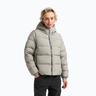 Dámská péřová bunda Jack Wolfskin Frozen Palace pale sand