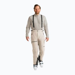 Pánské lyžařské kalhoty Jack Wolfskin Flowline Pro 2L Ins pale sand