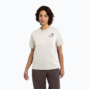 Dámské tričko Jack Wolfskin Cadena tent cotton white