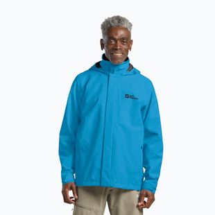 Pánská nepromokavá bunda Jack Wolfskin Trailtime 2L aurora blue