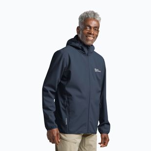 Pánská softshellová bunda Jack Wolfskin Bornberg Hoody midnight sky