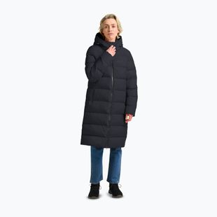 Dámský péřový kabát Jack Wolfskin Frozen Palace Coat dark navy