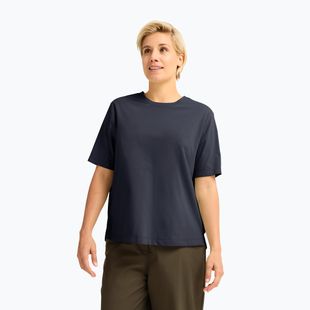 Dámské trekové tričko Jack Wolfskin Travel T dark navy