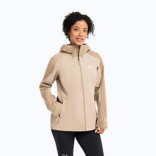 Dámská nepromokavá bunda Jack Wolfskin Wildbound 2L oyster