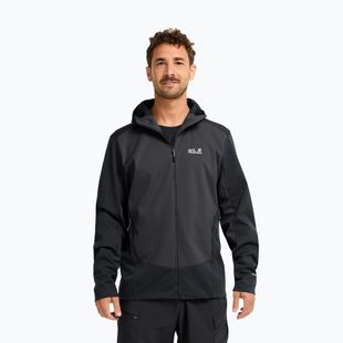 Pánská softshellová bunda Jack Wolfskin Skyvail phantom