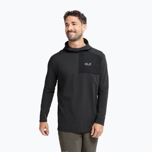 Pánská trekingová mikina Jack Wolfskin Sucol Hoody black