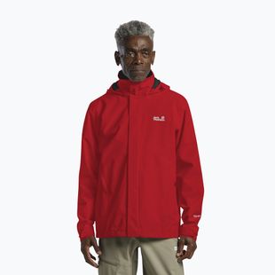 Pánská nepromokavá bunda Jack Wolfskin Trailtime 2L siren red