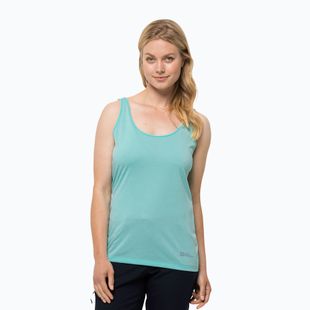 Dámské trekingové tričko Jack Wolfskin Pack & Go Tank modré 1807283